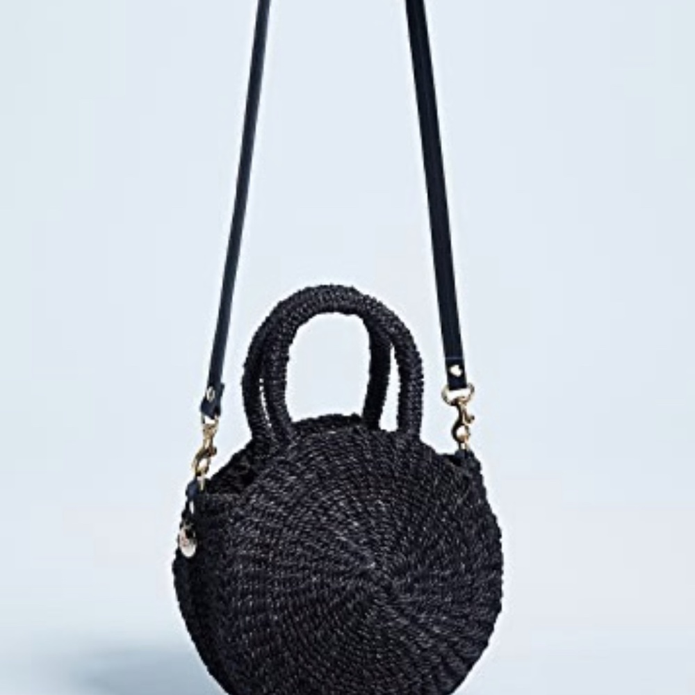 Black Clare V. Vivier Mini Petite Alice Tote